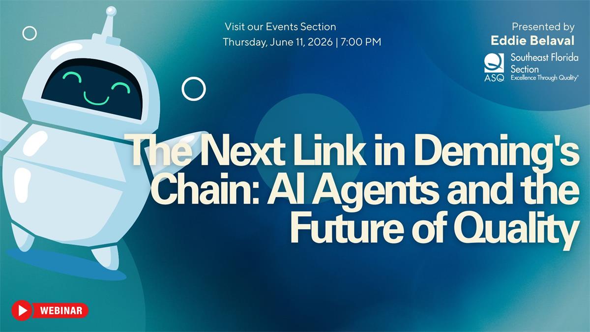 The Next Link in Deming's Chain: AI Agents and the Future of Quality